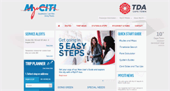 Desktop Screenshot of myciti.org.za